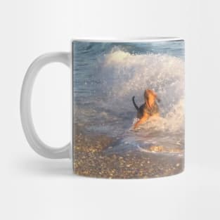 Bloodhound Dog Waves Mug